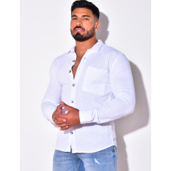 Chemise fine manches longues