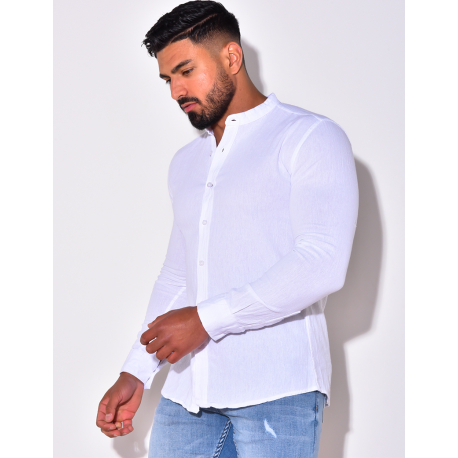 Chemise manche longues à petit col Chemise manche longues à petit col