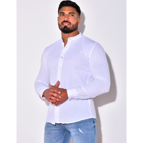 Chemise manche longues à petit col Chemise manche longues à petit col