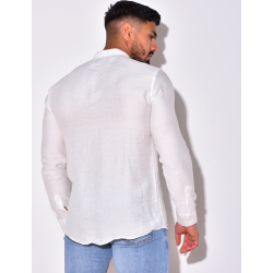 T-shirt fin manche longue col V T-shirt fin manche longue col V