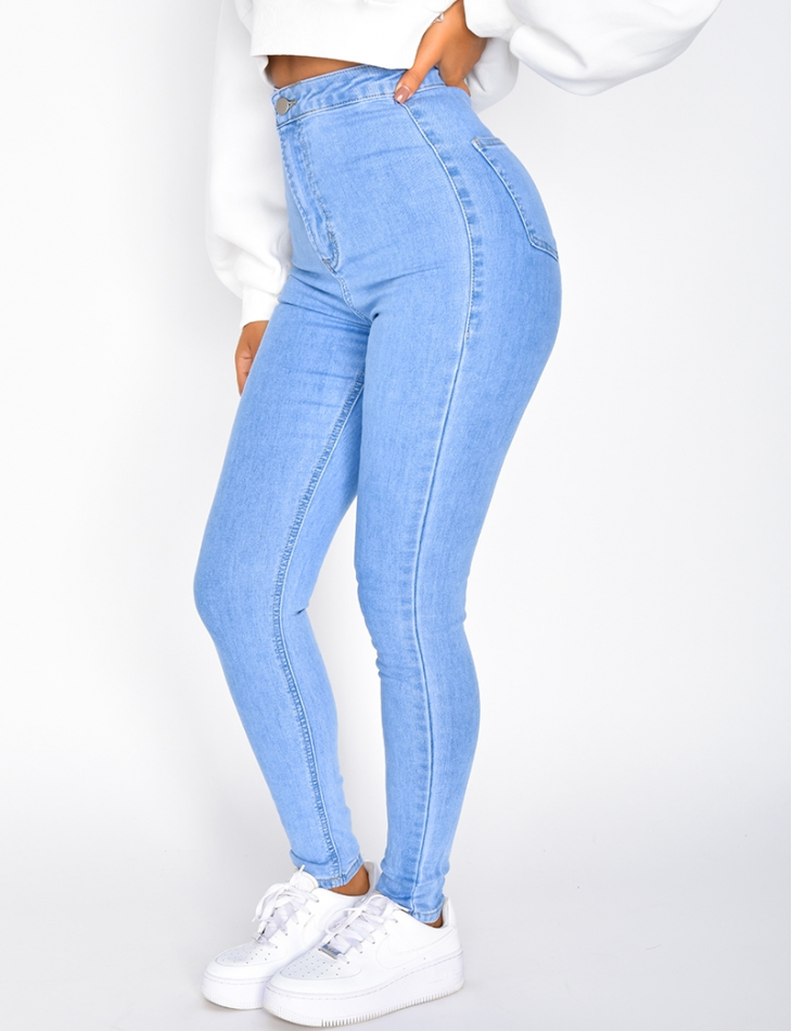 Jeggings mit hoher Taille