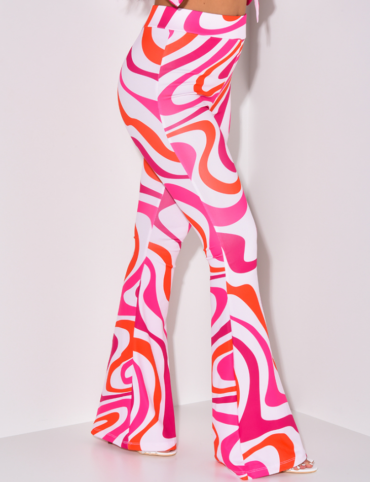 Pantalon à motif patte d'eph