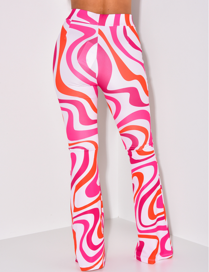 Pantalon à motif patte d'eph