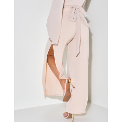 Pantalon fluide à fente Pantalon fluide à fente