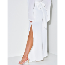 Pantalon fluide à fente