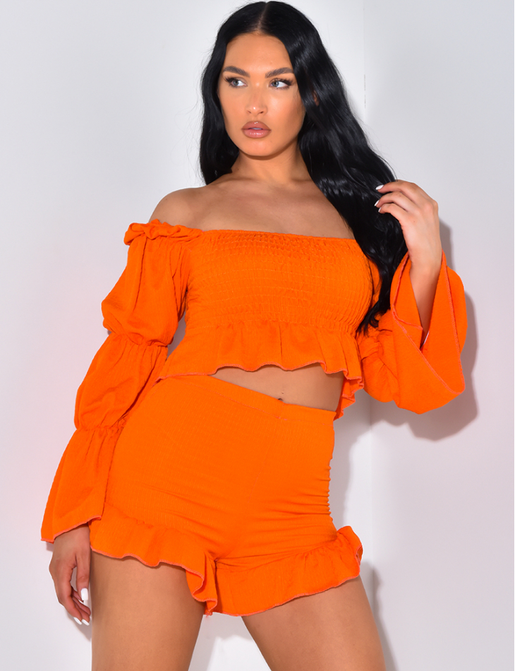 Ensemble top et short outlet