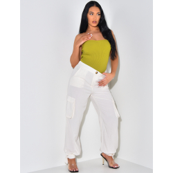 Pantlon cargo fin Pantlon cargo fin