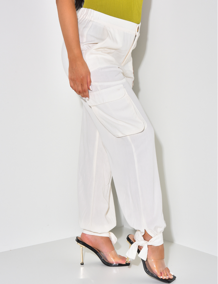 Pantlon cargo fin Pantlon cargo fin