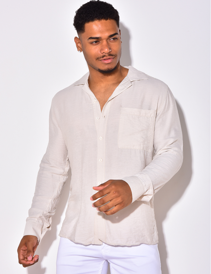Chemise manche longues avec poches Chemise manche longues avec poches