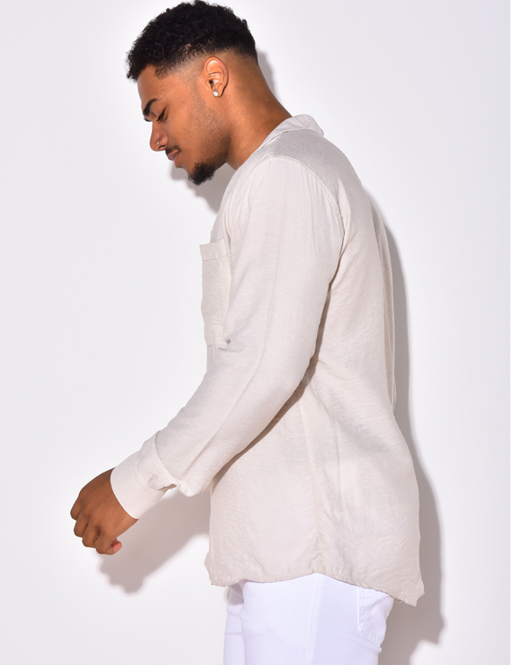 Chemise manche longues avec poches Chemise manche longues avec poches
