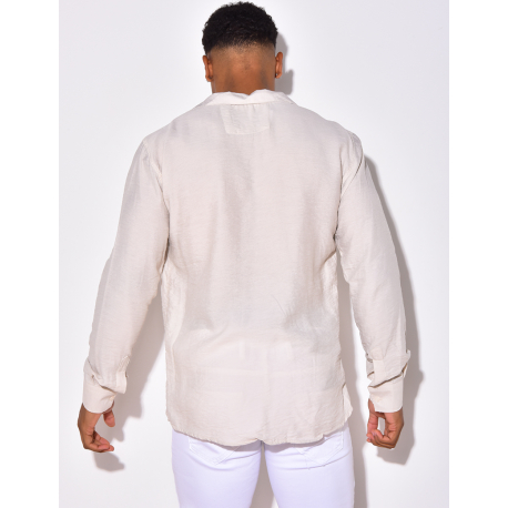 Chemise manche longues avec poches Chemise manche longues avec poches