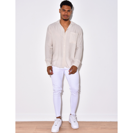 Chemise manche longues avec poches Chemise manche longues avec poches