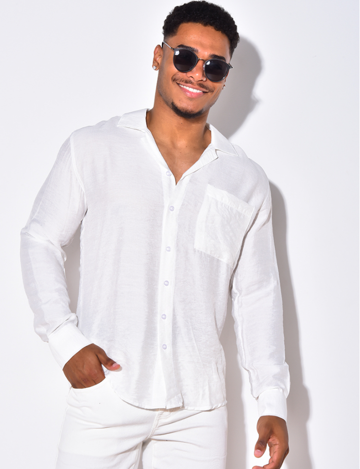 Chemise manche longues avec poches Chemise manche longues avec poches