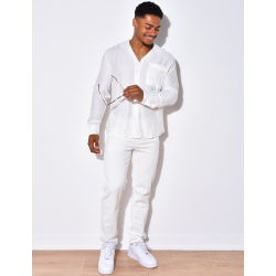 Chemise manche longues avec poches Chemise manche longues avec poches