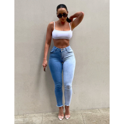 Jeans slim bi-color Jeans slim bi-color