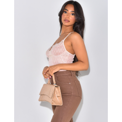 Body échancré en dentelle Body échancré en dentelle