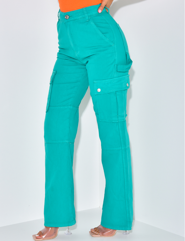 Pantalon cargo large à poches Pantalon cargo large à poches