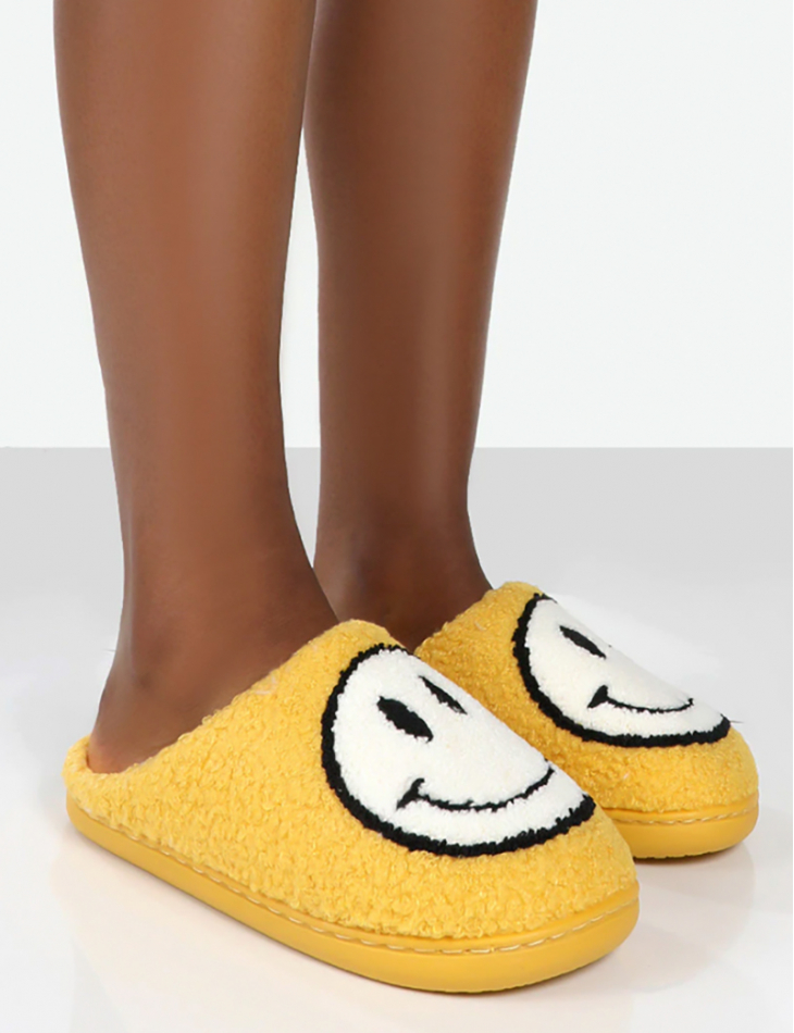 Pantoufles avec smiley