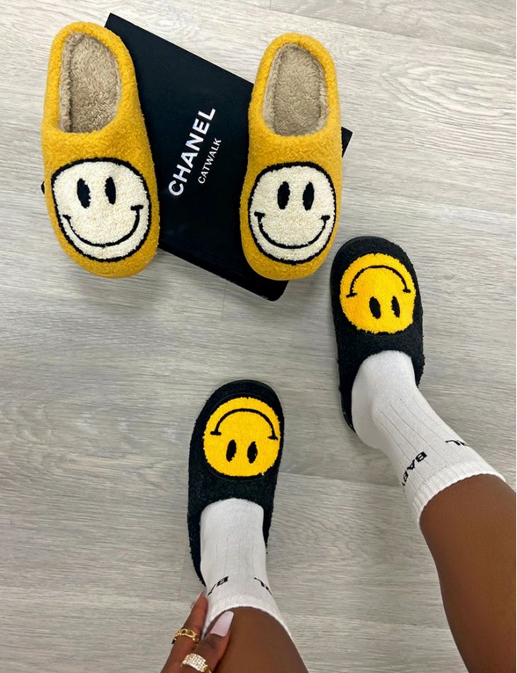 Pantoufles avec smiley