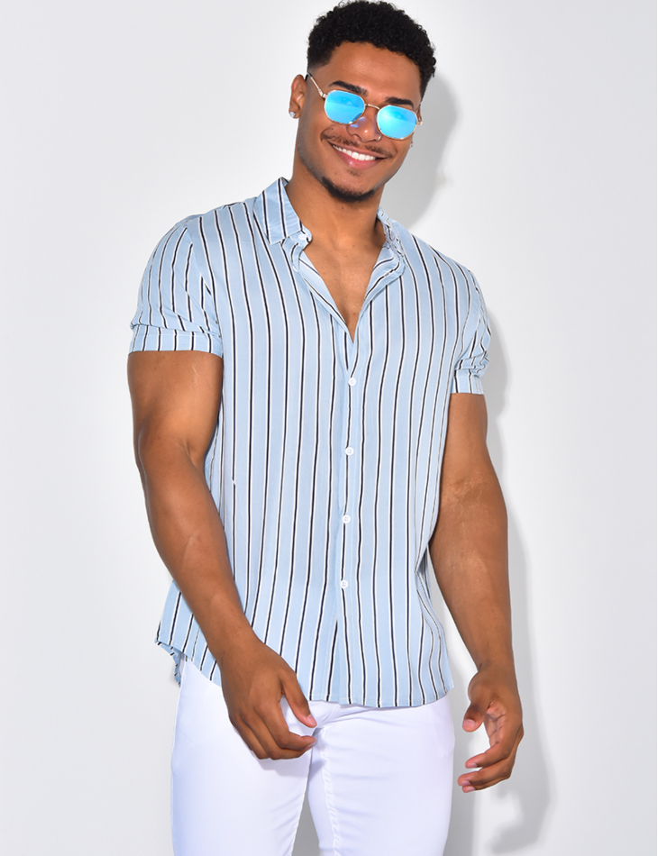 Chemise à rayures