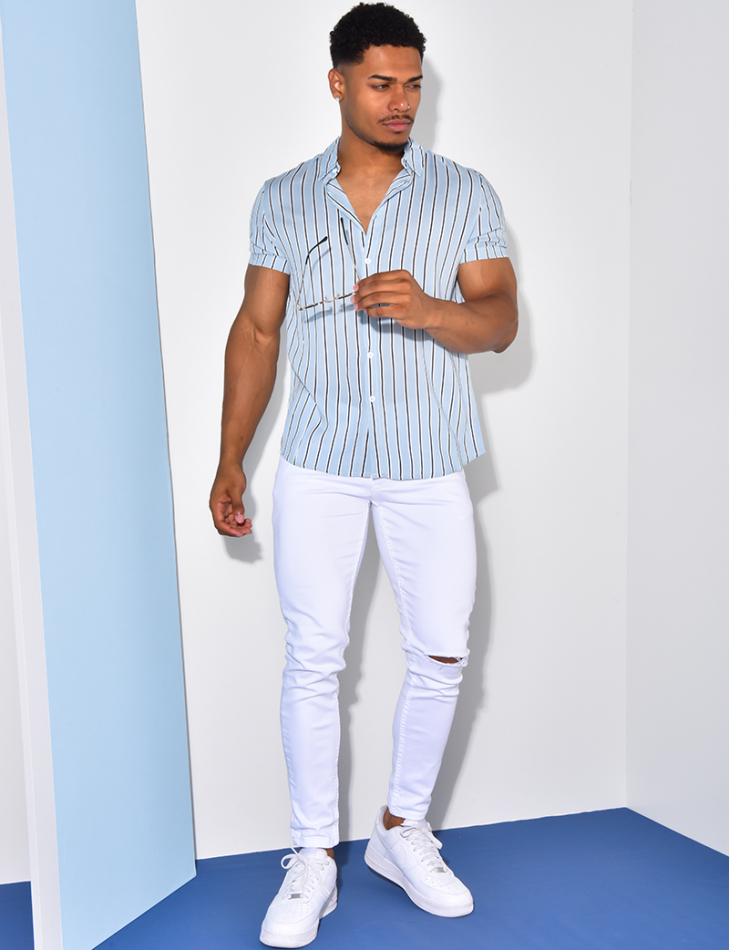 Chemise à rayures