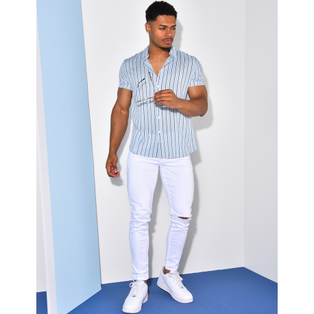 Chemise à rayures