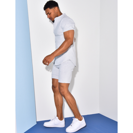 Ensmeble short et chemiseV