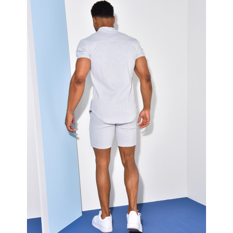 Ensmeble short et chemiseV