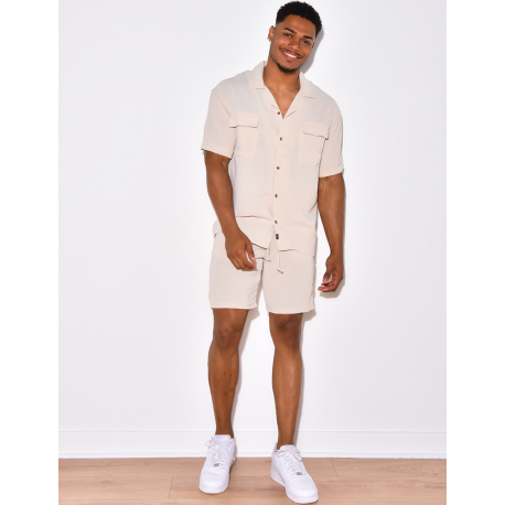 Ensemble chemise et short léger