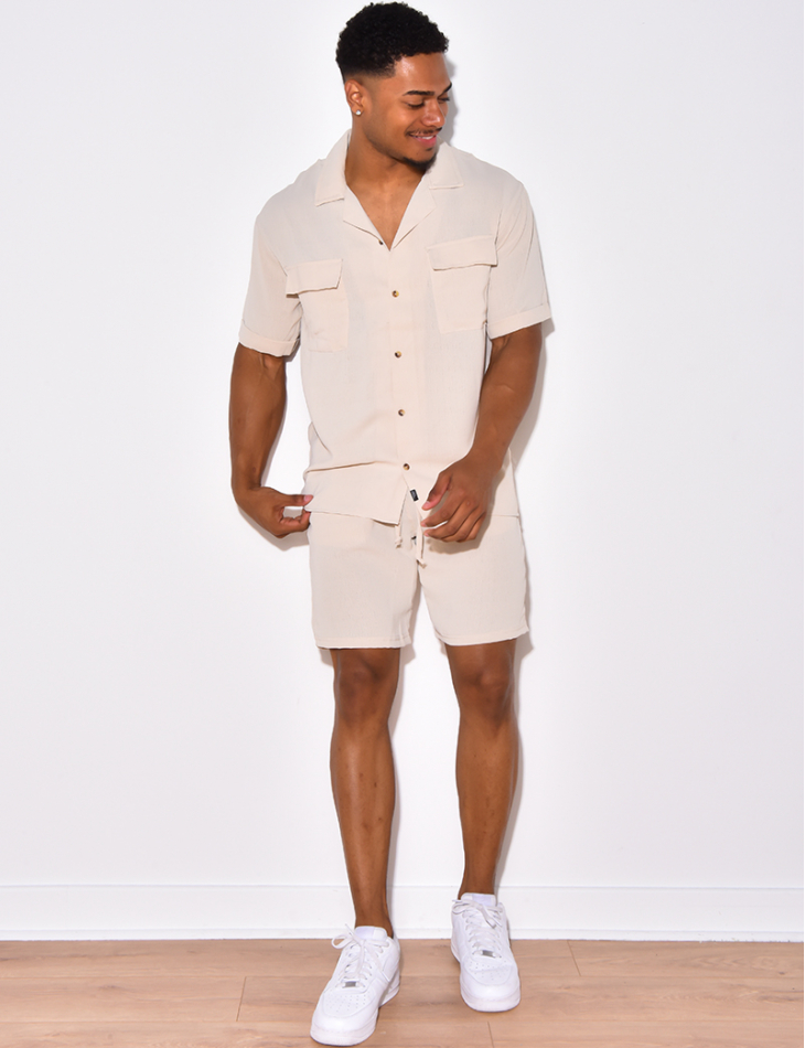 Ensemble chemise et short léger