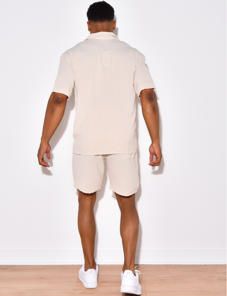 Ensemble chemise et short léger
