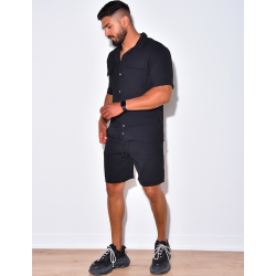 Ensemble chemise et short léger Ensemble chemise et short léger