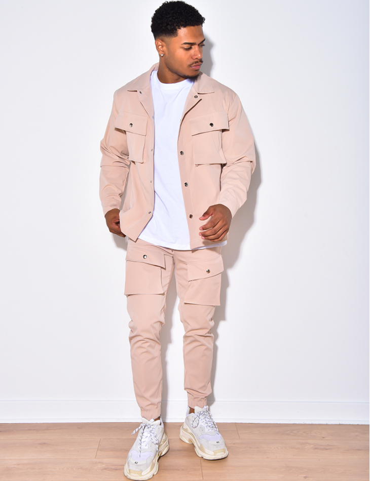 Shirt and Cargo Trousers Set