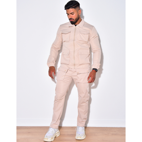 Veste cargo à poches