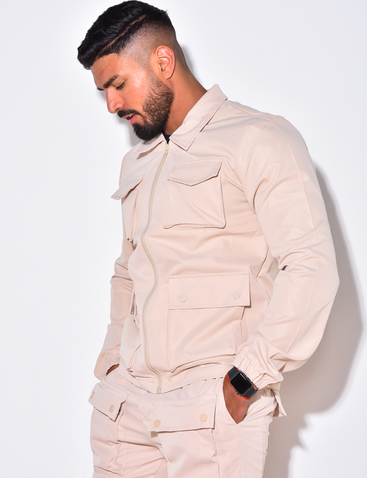 Veste cargo à poches