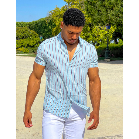Chemise à rayures