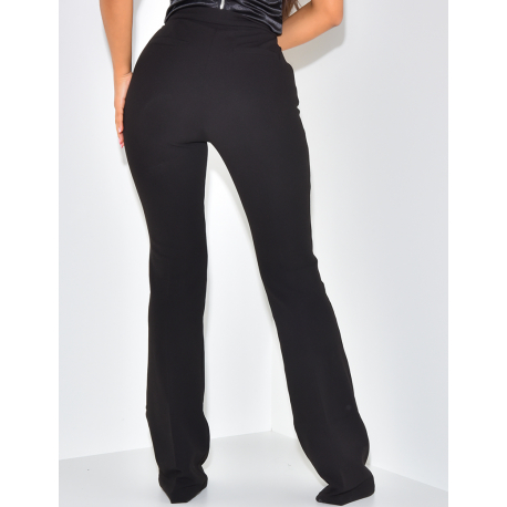 Pantalon de tailleur taille haute