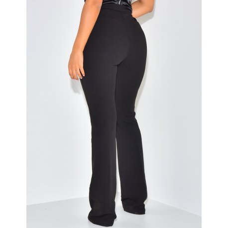Pantalon de tailleur taille haute