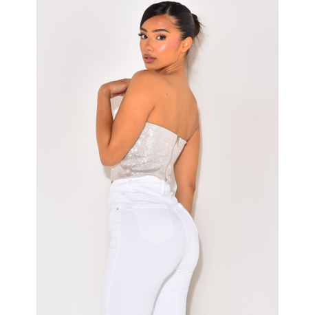 Bustier en strass Bustier en strass