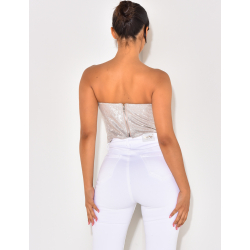 Bustier en strass Bustier en strass