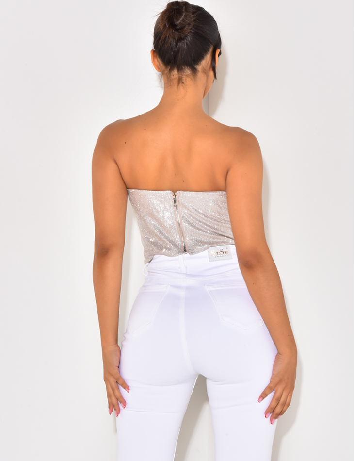 Bustier en strass Bustier en strass