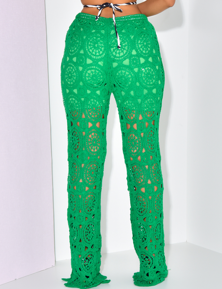 Pantalon au crochet