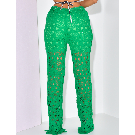 Pantalon au crochet