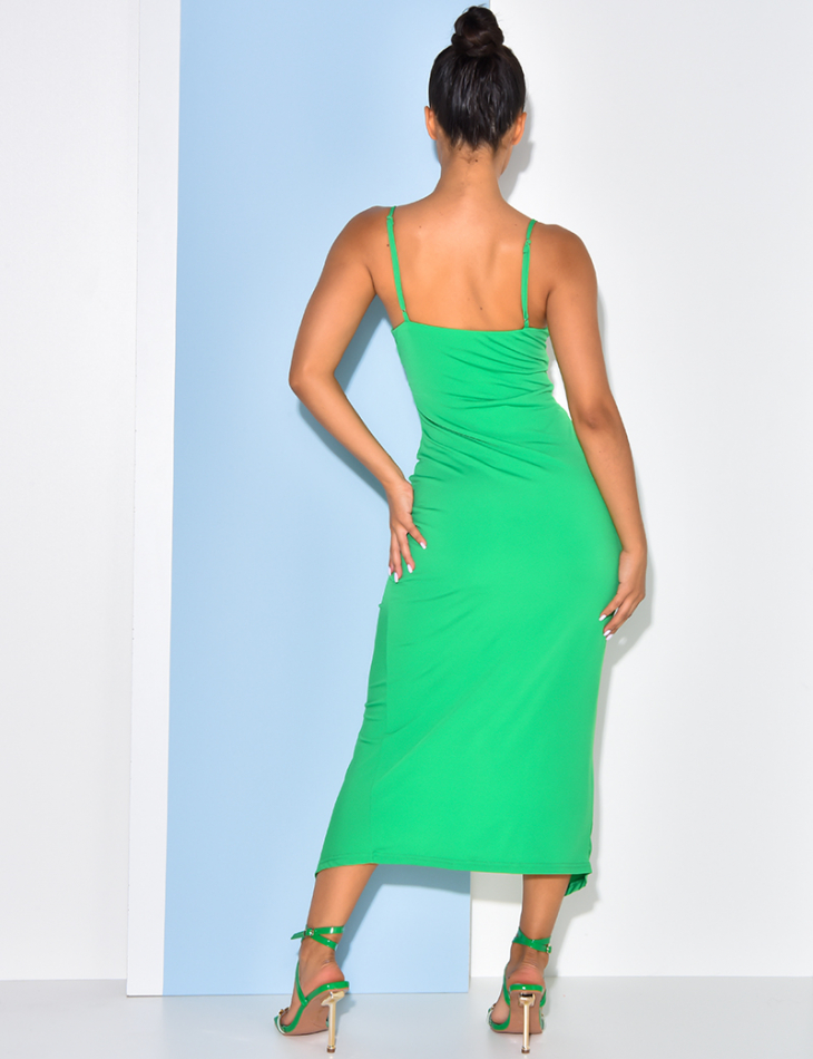 Robe froncée ajourée à anneaux Robe froncée ajourée à anneaux
