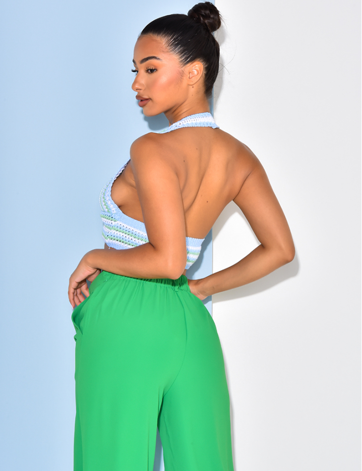 Crop-top en maille Crop-top en maille