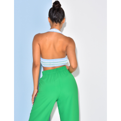 Crop-top en maille Crop-top en maille