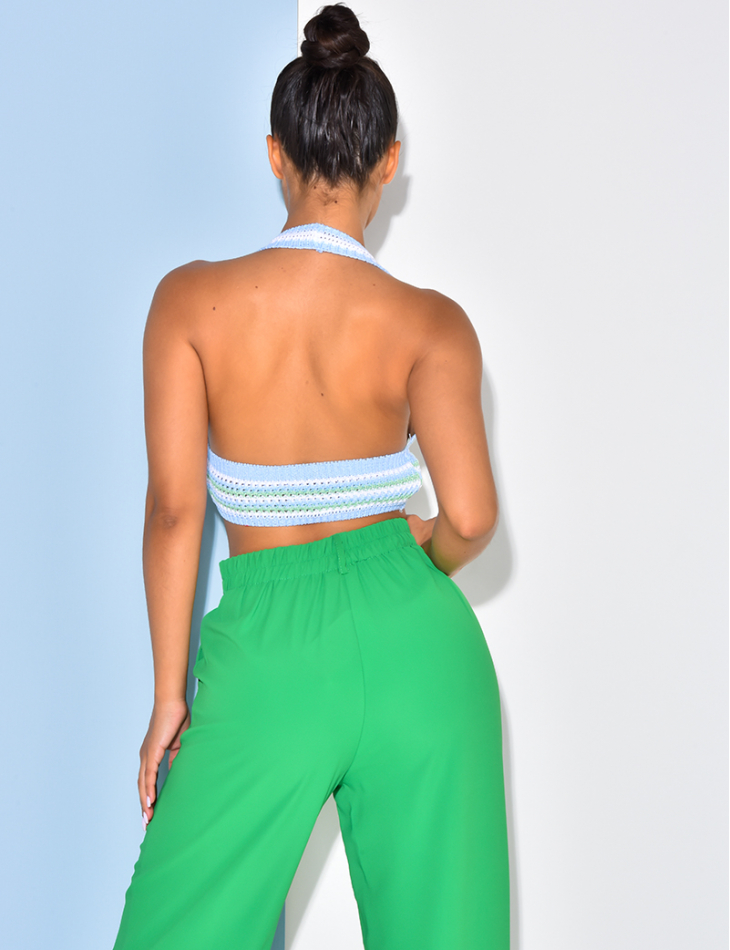 Crop-top en maille Crop-top en maille