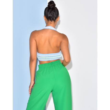 Crop-top en maille Crop-top en maille