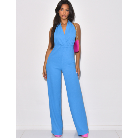 Combinaison fluide à relief à nouer