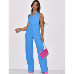 Combinaison fluide à relief à nouer